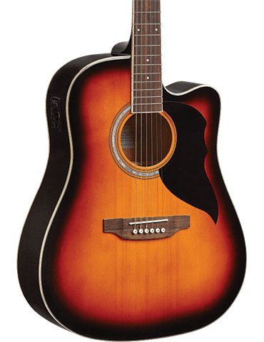GUITARRA ACÚSTICA DREADNOUGHT RANGER 6 A/E CUTAWAY - Brown Sunburst