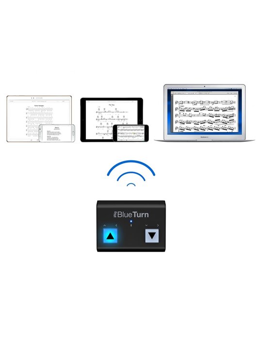 Cambiador de página Bluetooth para iPhone, iPad, Mac y Android