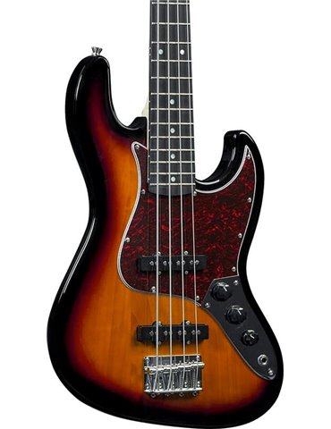 Bajo eléctrico Eko Starter JB100 tipo Jazz formato 3/4 - Sunburst