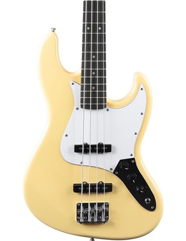 Bajo eléctrico Eko Starter JB300 tipo Jazz - Crema