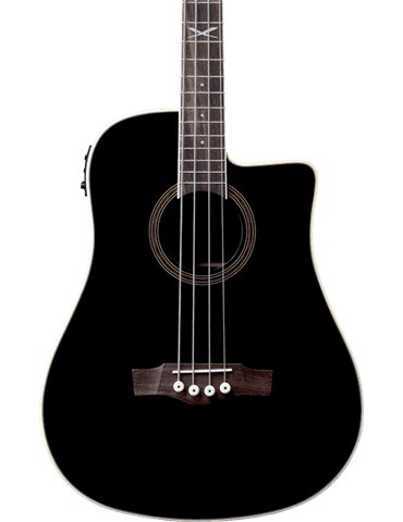 BAJO ACÚSTICO DREADNOUGHT CUTAWAY ELECTRO NEGRO