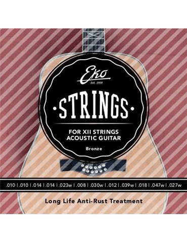 JUEGO ACÚSTICA BRONZE 80/20 LIGHT (12St,) 10-47