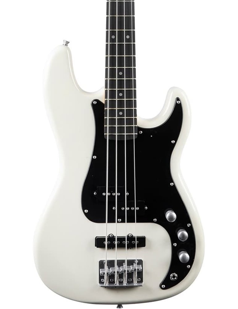 Bajo eléctrico Eko Starter PJ400 tipo Precision Blanco Vintage