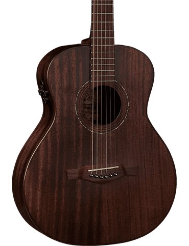 GUITARRA ACÚSTICA TRAVEL MARCOPOLO  A/E - Caoba (con funda)