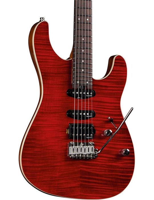 GUITARRA ELÉCTRICA EKO AIRE 800 MUSA - RED FLAMED