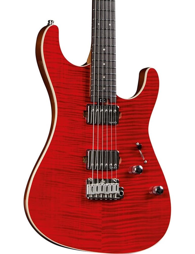 GUITARRA ELÉCTRICA EKO FIRE 800 MUSA - RED FLAMED