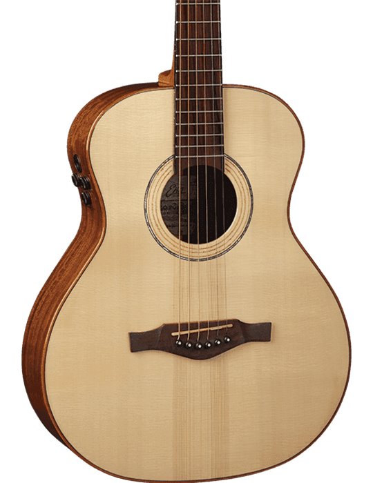 GUITARRA ACÚSTICA TRAVEL MARCOPOLO  A/E - Natural (con funda)