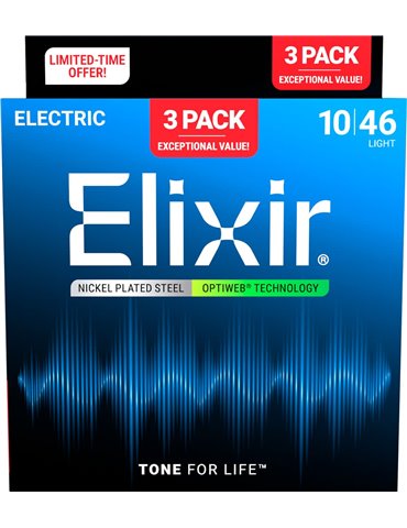 PACK 3 - JUEGOS ELÉCTRICA OPTIWEB NICKEL P. STEEL LIGHT 10-46