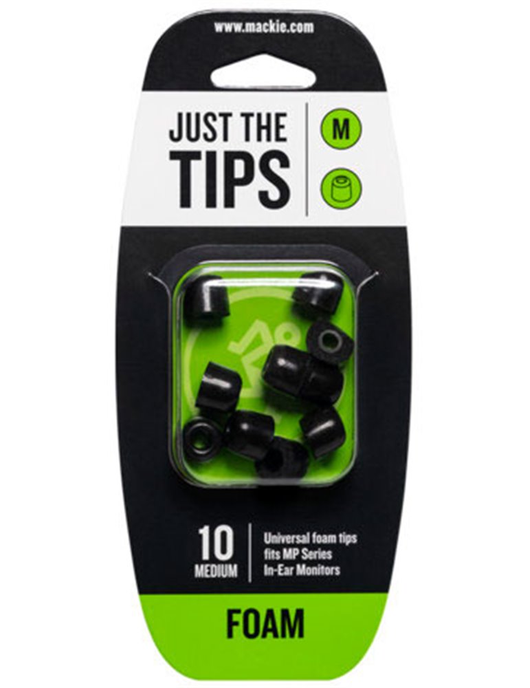 MP SERIES MEDIUM FOAM BLACK TIPS KIT