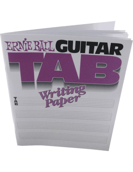 CUADERNO DE MÚSICA TABLATURA