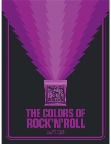 POSTER COLORS OF ROCK´N´ROLL POWER SLINKY