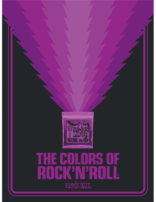 POSTER COLORS OF ROCK´N´ROLL POWER SLINKY