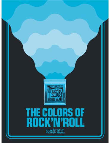 POSTER COLORS OF ROCK´N´ROLL EXTRA SLINKY