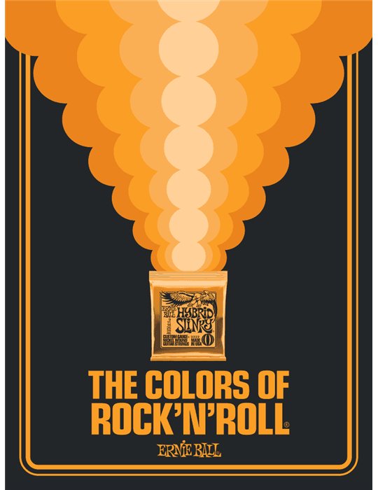 POSTER COLORS OF ROCK´N´ROLL HYBRID SLINKY