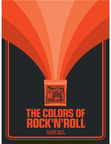 POSTER COLORS OF ROCK´N´ROLL TOP HEAVY BOTTOM SLINKY