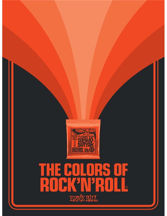 POSTER COLORS OF ROCK´N´ROLL TOP HEAVY BOTTOM SLINKY
