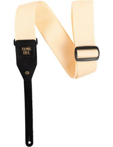 CORREA EB GUIT/ BAJO POLYPRO - Crema