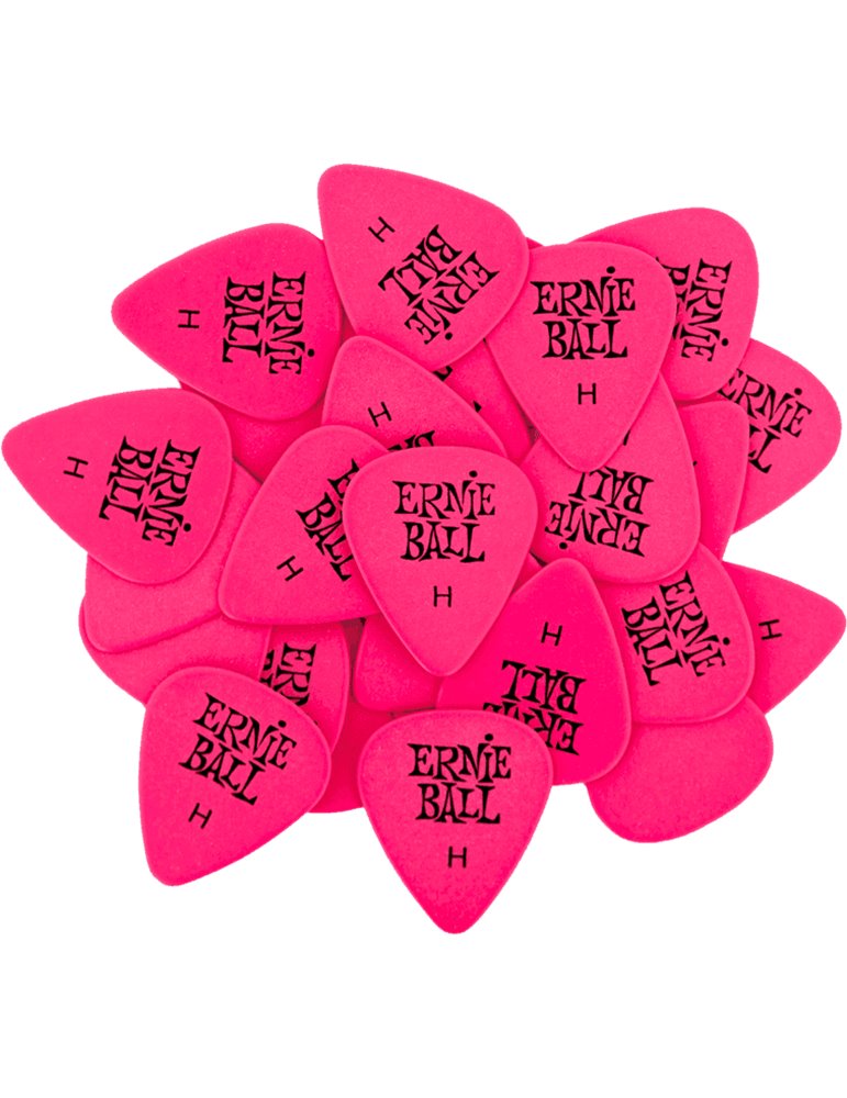 PACK 144 UD. PÚAS CELLULOID ROSA - HEAVY (0,94 mm)