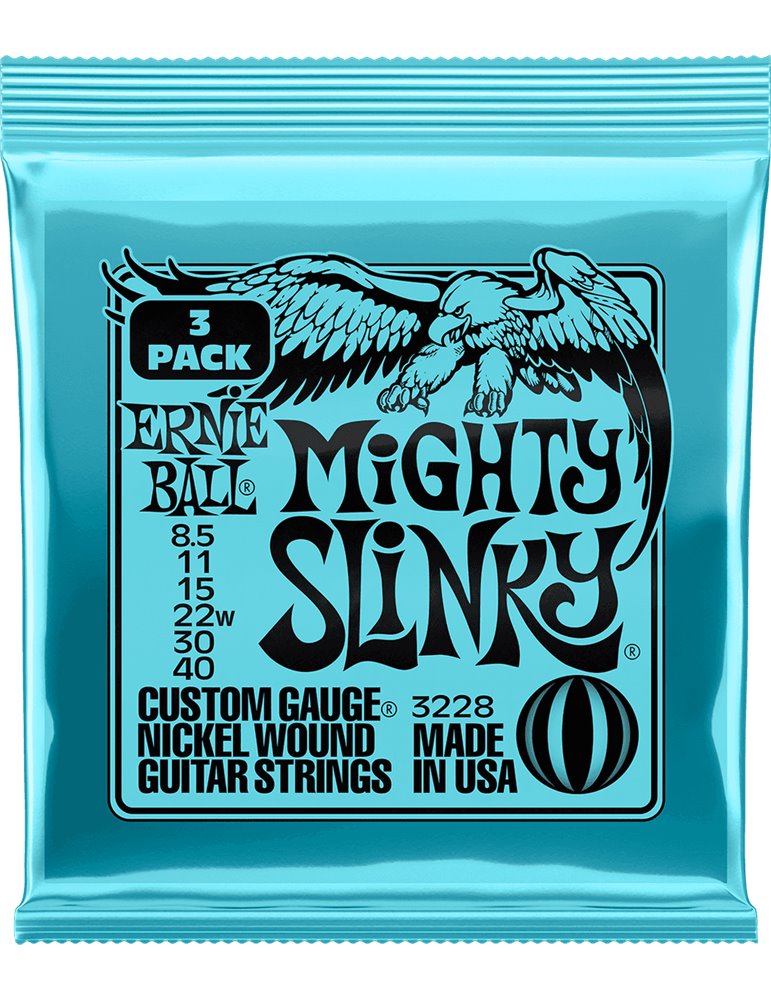JUEGO ELÉCTRICA SLINKY MIGHTY 8.5-40 TRIPACK (3)