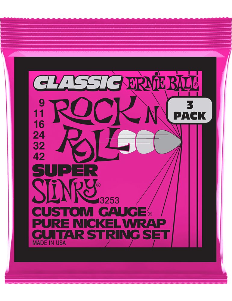 JUEGO ELÉCTRICA SLINKY CLASSIC RnR PURE 9-42 TRIPACK (3)