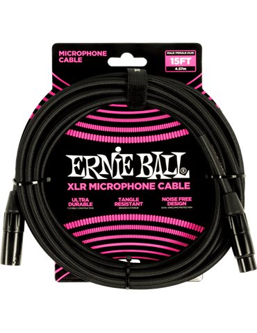 CABLE EB MICRÓFONO CLASSIC XLR-XLR NEGRO - 4,5 m