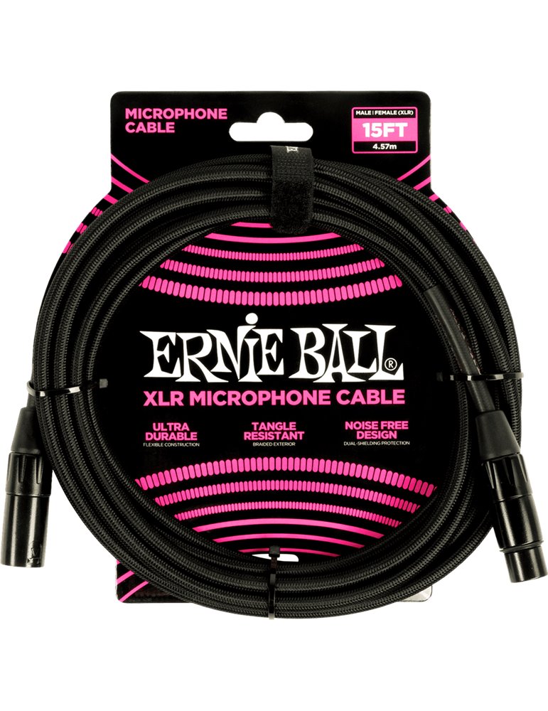 CABLE EB MICRÓFONO CLASSIC XLR-XLR NEGRO - 4,5 m