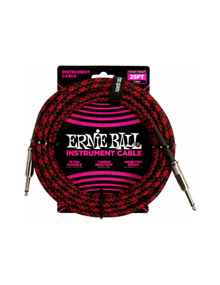 CABLE EB NSTRUMENTO JACK-JACK SS 7,62 m - Negro / Rojo