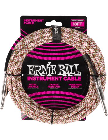 CABLE EB INSTRUMENTO TRENZADO JACK-JACK SS 5,5 m - Emerald Argyle