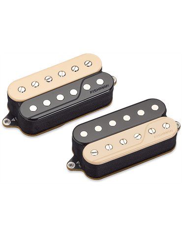 SET 2 PASTILLAS HUMBUCKER FISHAMN FLUENCE OPEN CORE - ZEBRA