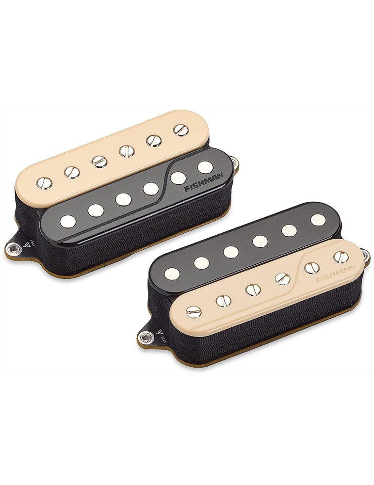 SET 2 PASTILLAS HUMBUCKER FISHAMN FLUENCE OPEN CORE - ZEBRA