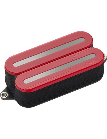PASTILLA HUMBUCKER FLUENCE MODERN OPEN CORE ALNICO RAILS - ROJA / BLACK NICKEL