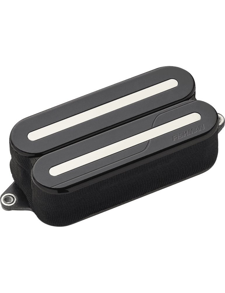 PASTILLA HUMBUCKER FLUENCE MODERN OPEN CORE CERÁMICA RAILS - NEGRA / NICKEL