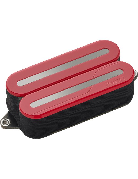 PASTILLA HUMBUCKER FLUENCE MODERN OPEN CORE CERÁMICA RAILS - ROJA / BLACK NICKEL