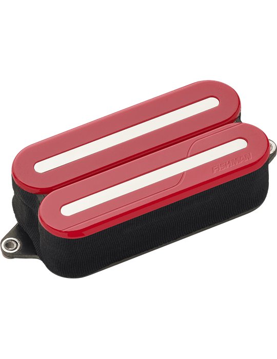 PASTILLA HUMBUCKER FLUENCE MODERN OPEN CORE CERÁMICA RAILS - ROJA / NICKEL