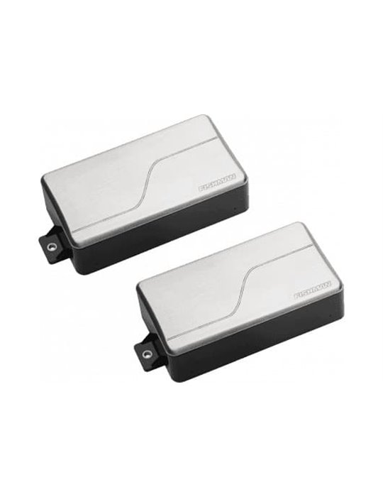 SET 2 PASTILLAS HUMBUCKER MODERN 7st.- Acero Pulido