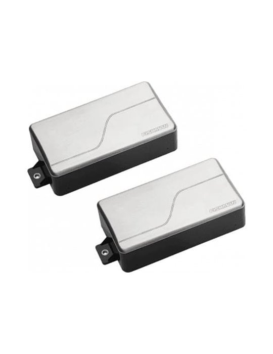 SET 2 PASTILLAS HUMBUCKER MODERN (Alnico & Ceramic) - Acero Pulido