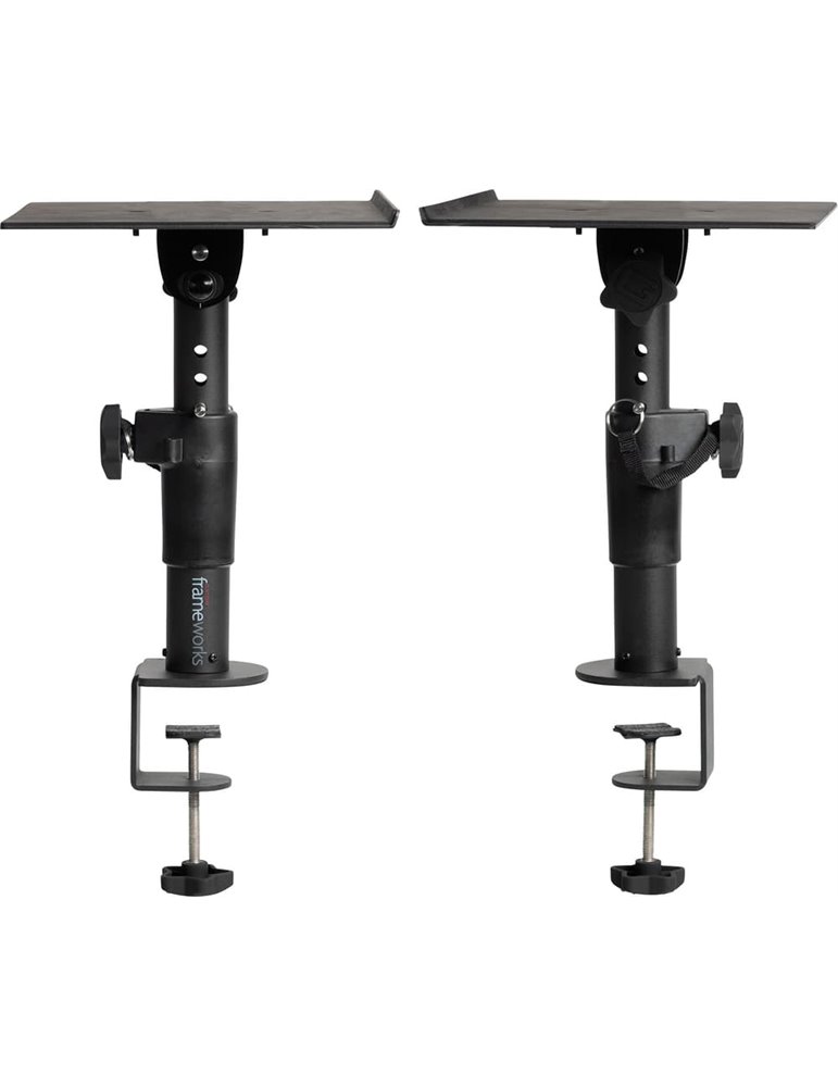 Soporte monitor sobremesa con pinza (pareja)