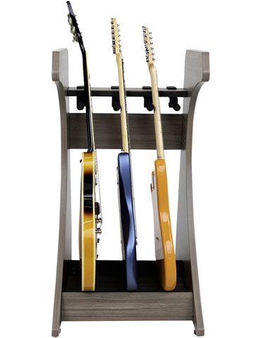Soporte rack Elite 3 guitarras - gris