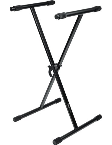 Soporte para teclado tipo X con patas de goma