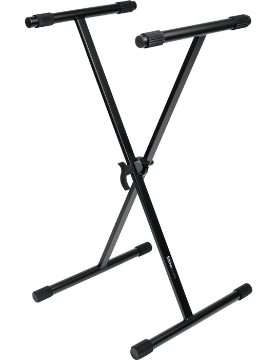 Soporte para teclado tipo X con patas de goma