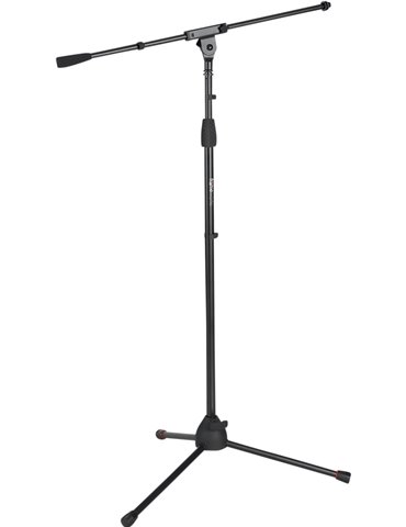 Soporte de micro base trípode regulable con brazo de una sección