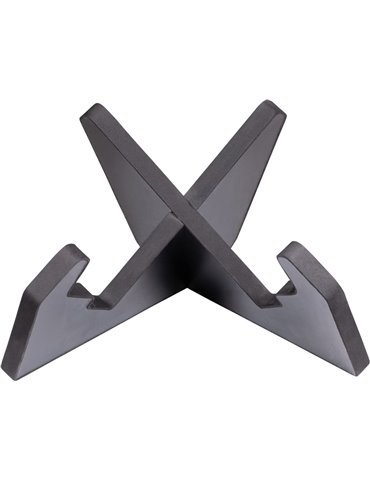 Soporte para guitarra estilo X de madera - Negro