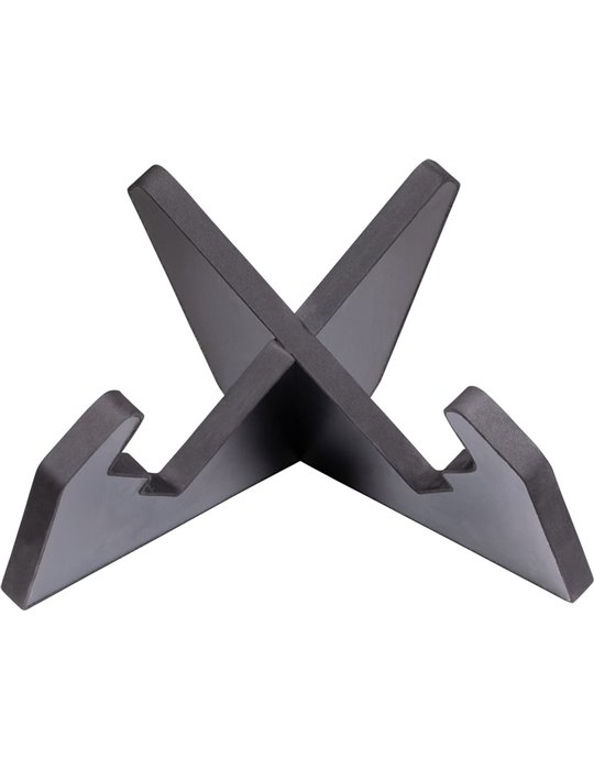 Soporte para guitarra estilo X de madera - Negro