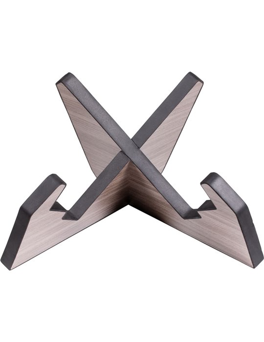Soporte para guitarra estilo X de madera - Gris