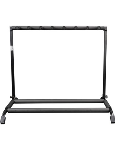 Rack plegable y retráctil para 7 guitarras