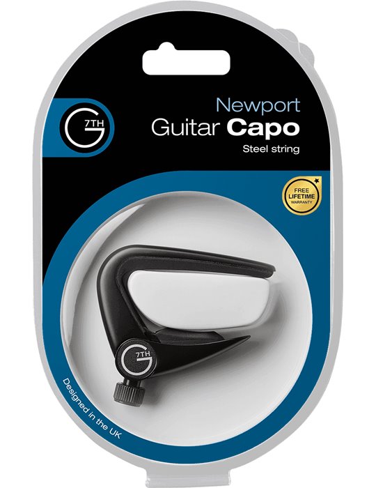 CEJILLA PARA ACÚSTICA 6 CUERDAS - NEGRA