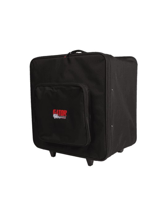 FUNDA REFORZADA PARA 4x PAR 64 LED "GATOR NYLON" - CON RUEDAS