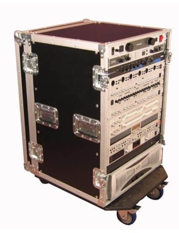 ESTUCHE RACK 16 UNIDADES "GATOR GTOUR" - CON RUEDAS