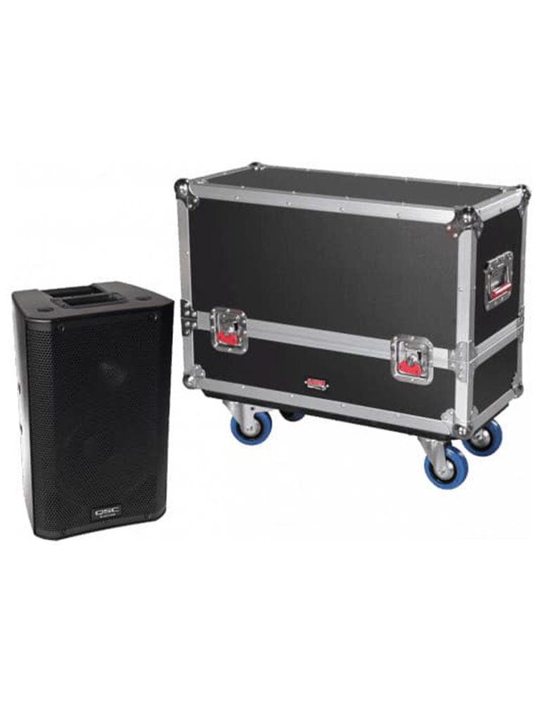 FLIGHTCASE PARA 2 ALTAVOCES QSC K8 "GATOR GTOUR"