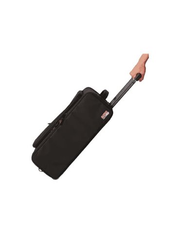 SOFTCASE REFORZADO PARA RACK DE 2 UNIDADES "GATOR NYLON" - CON RUEDAS